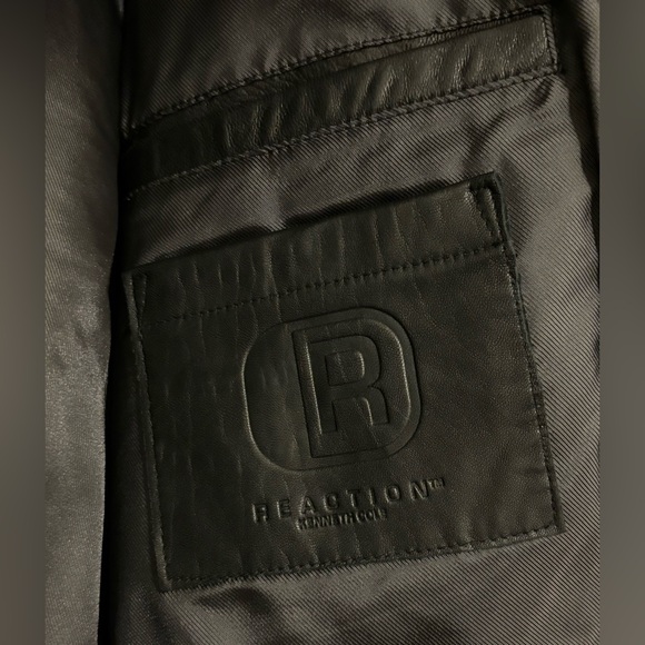 Kenneth Cole Leather Jacket - Picture 3 of 5
